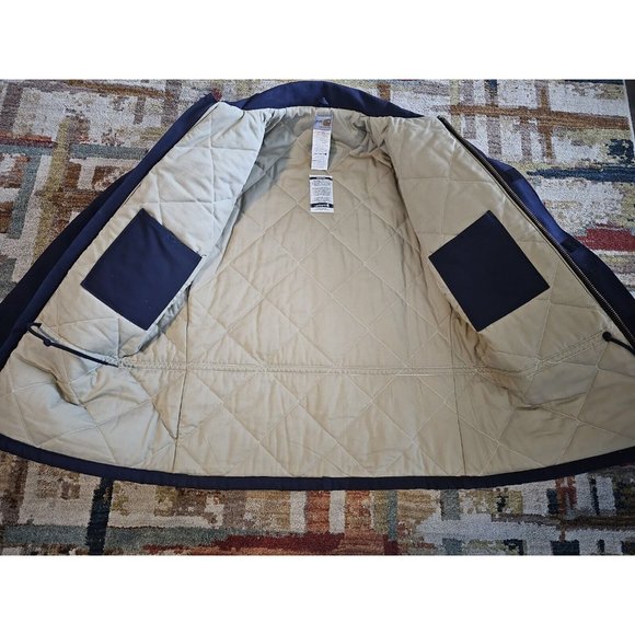 Carhartt FR Flame Resistant Blue Heavy Duty Duck Canvas Utility Jacket L / Tall - Picture 6 of 11